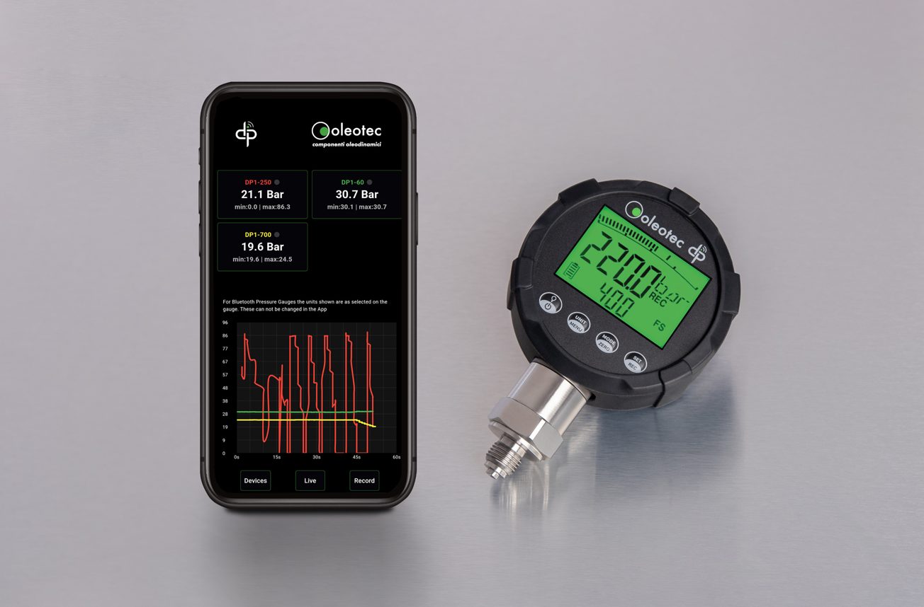 DP1 Dijital Veri Kaydedici Manometreler