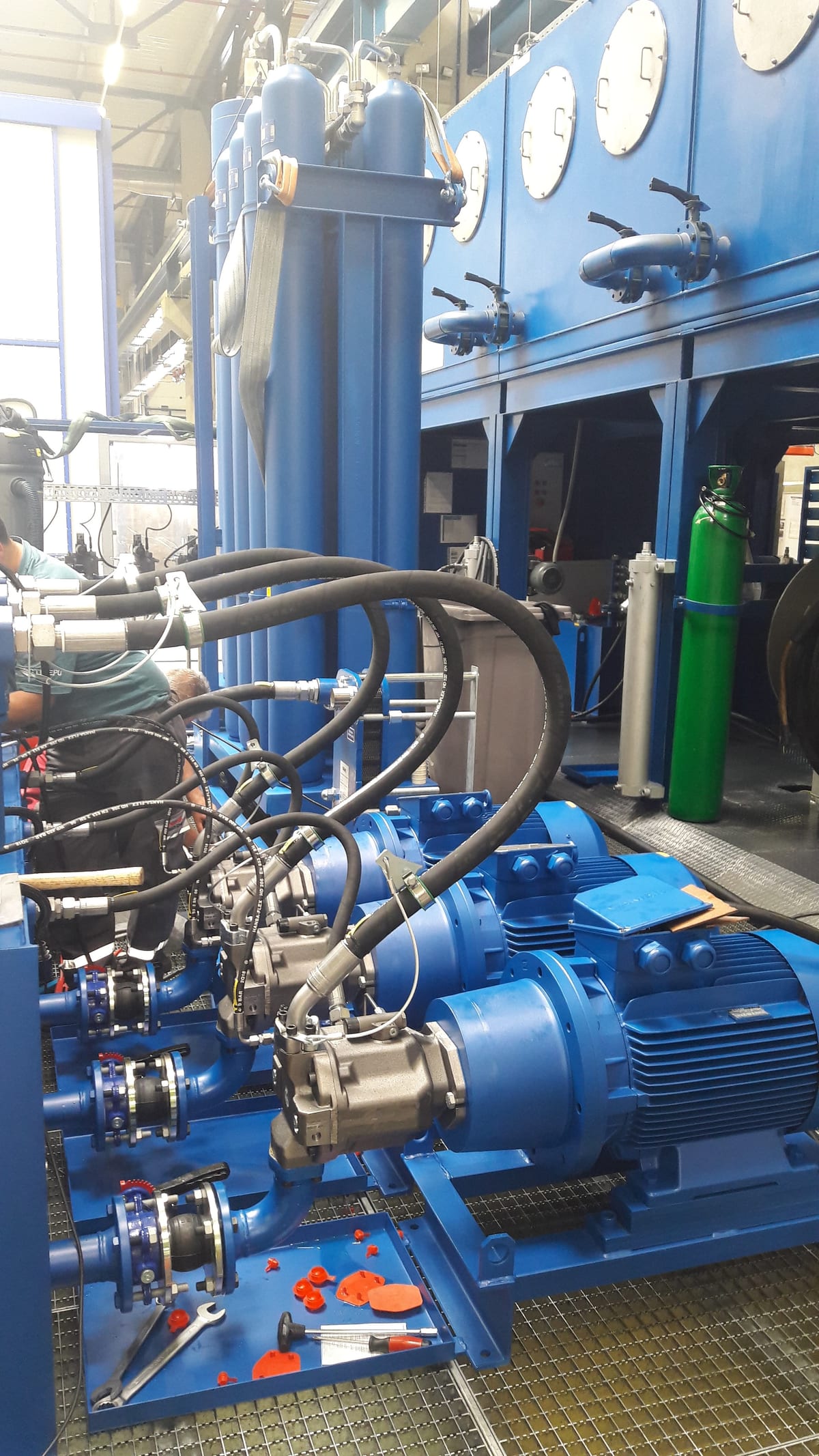 Demir Çelik Pota Ocağı Hidrolik Sistemi