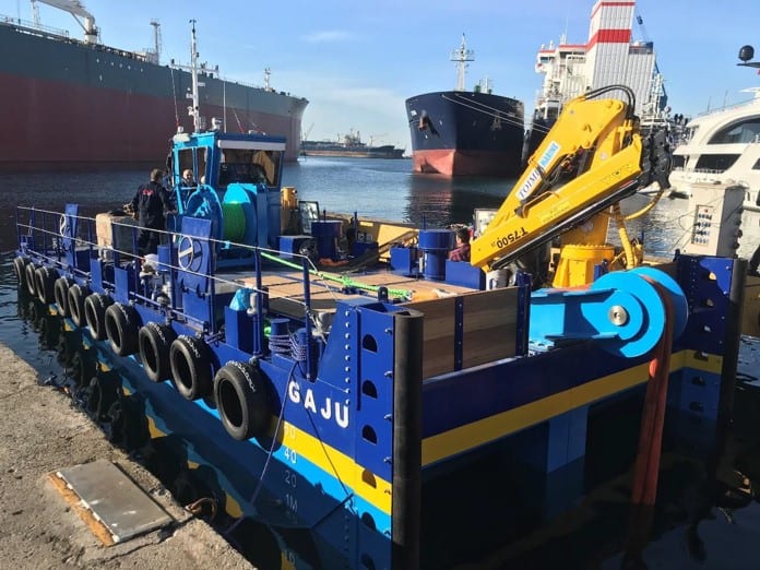 Gemi Üstü Bomlu Vinç ve Hidromotorlu Kaldırma Tamburu Hidrolik Kontrol Sistemi