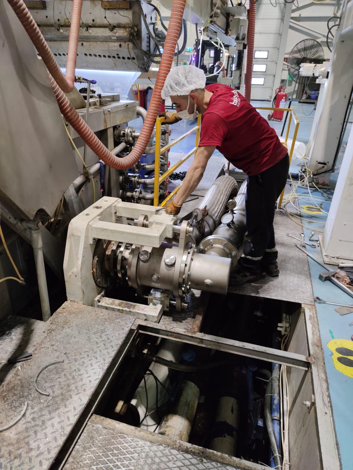 DEUBLIN PVC Extruder Soğutma Merdanesi Su Başlığı