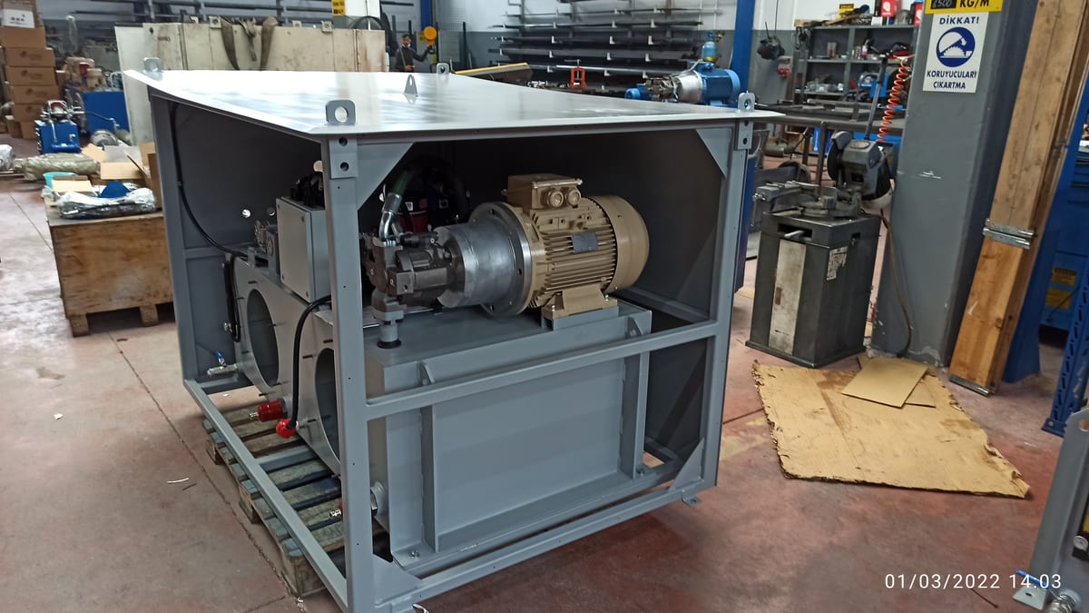 Bina Dış Cephe Temizleme Hidrolik Sistemi