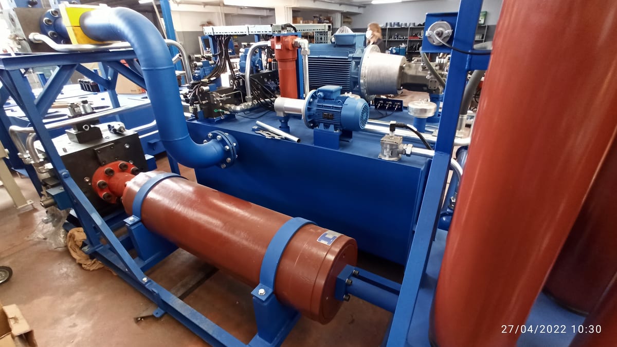 Alüminyum Dik Enjeksiyon (370T) Hidrolik Sistemi