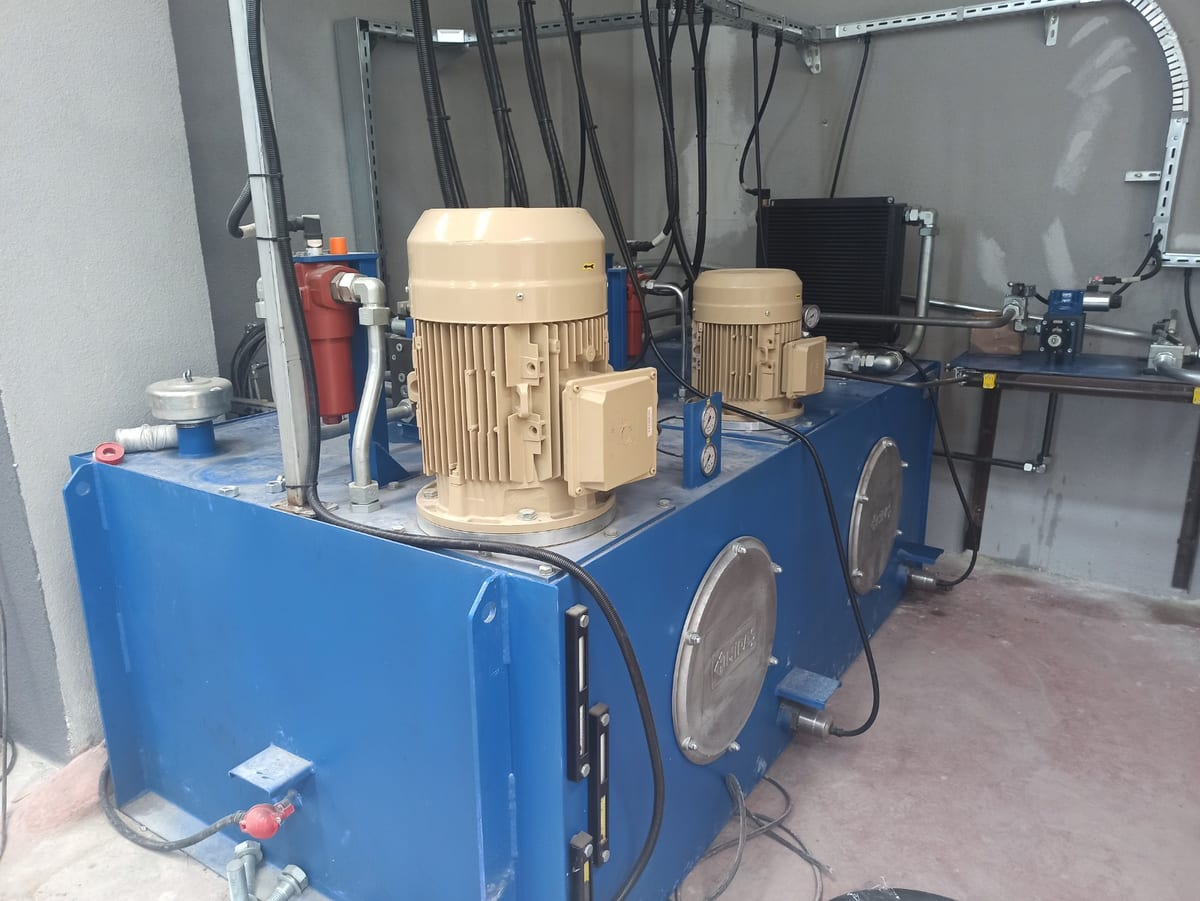 Hassas Debimetre Kontrollü Alüminyum Billet Döküm Hidrolik Sistemi