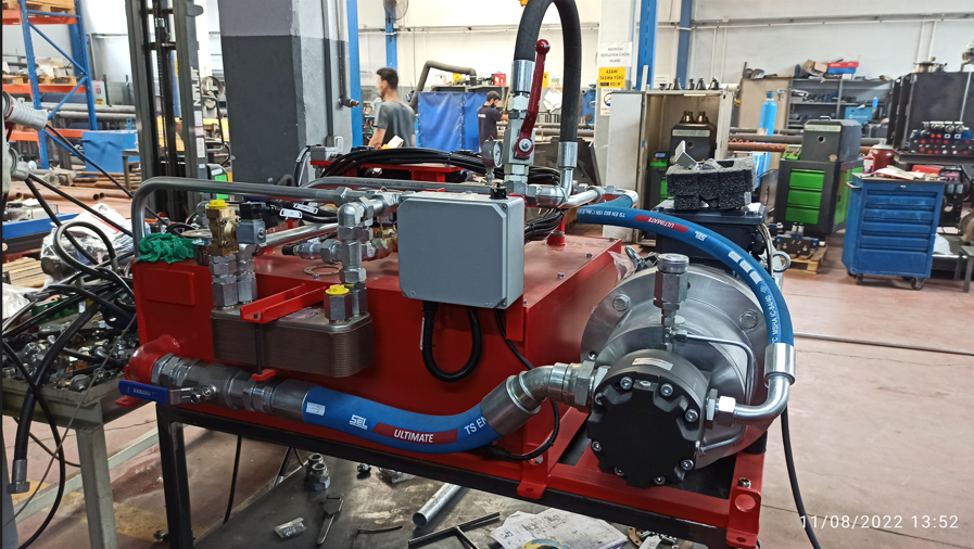 Oransal Debi ve Yüksek Sıcaklık Kontrollü Islak Debriyaj Yağlama Test Sistemi