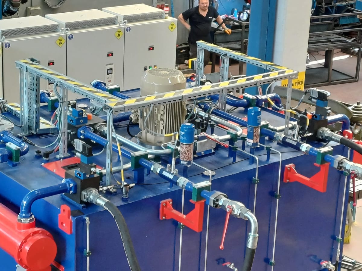 Savunma Sanayi Test Hidrolik Sistemi