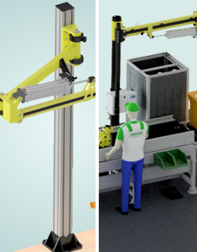 Pnömatik Çalışma Tezgahı Mafsal Kolları